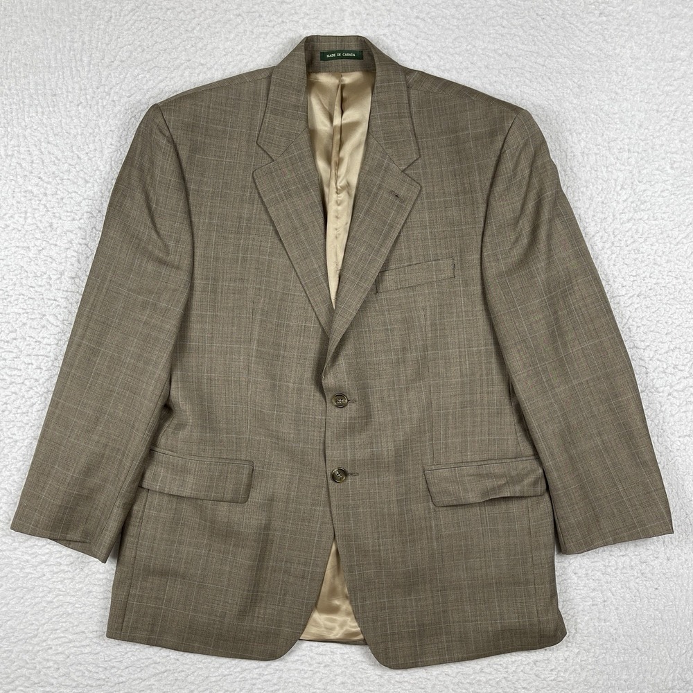 Lauren Ralph Lauren Sport Coat Mens 42S Short Brown Vintage Workwear Office